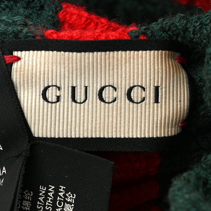 Gucci Wool Web Headband M Green Red 6 of 7