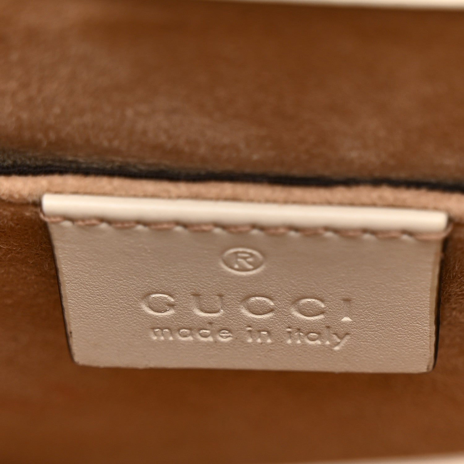 Gucci Calfskin Mini Sylvie Chain Shoulder Bag White 6 of 16