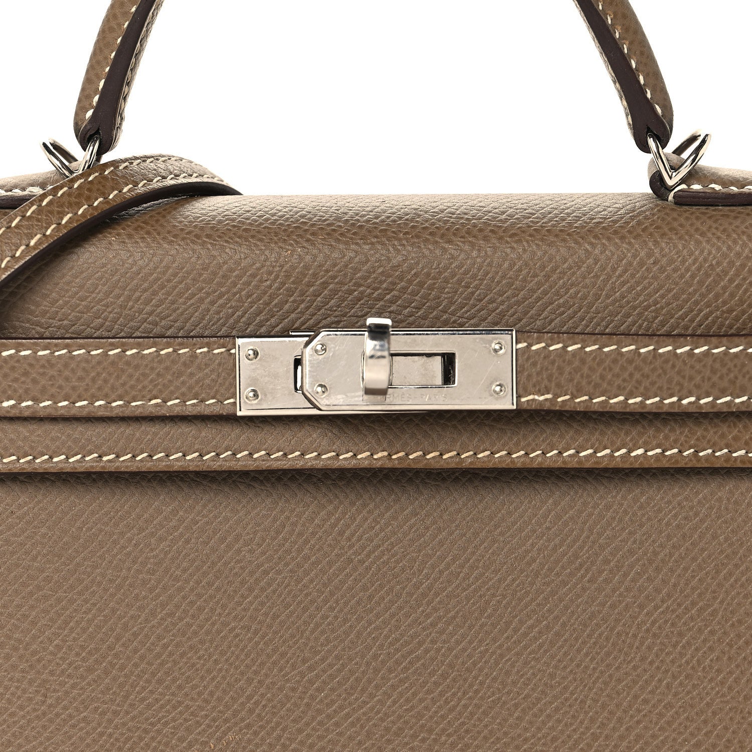 Hermes Epsom Mini Kelly Sellier 20 Etoupe 8 of 12