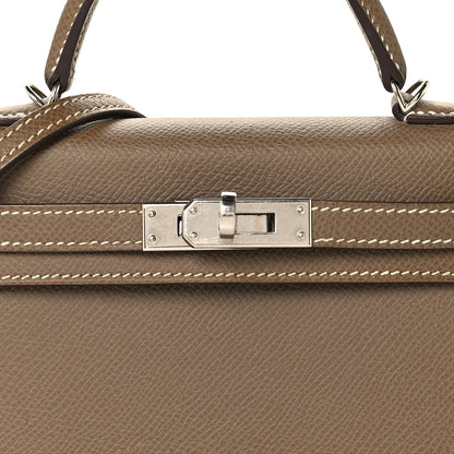 Hermes Epsom Mini Kelly Sellier 20 Etoupe 8 of 12