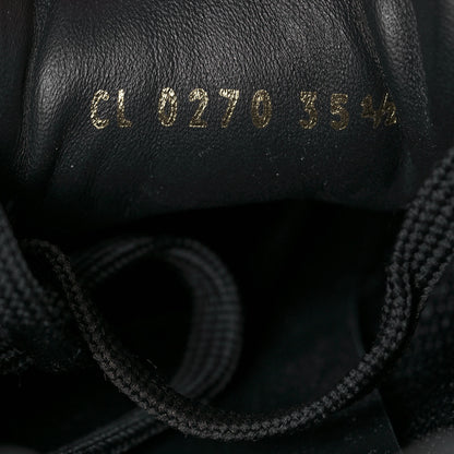 Louis Vuitton Suede Monogram Run Away Sneakers 35.5 Black 6 of 7