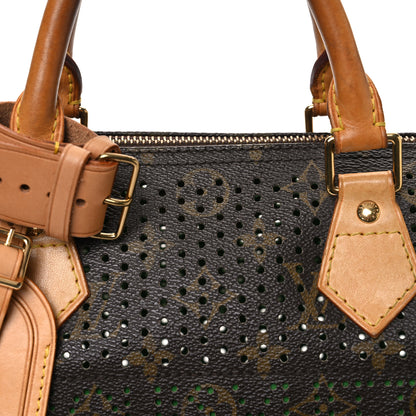 Louis Vuitton Monogram Perforated Speedy 30 Green 8 of 14
