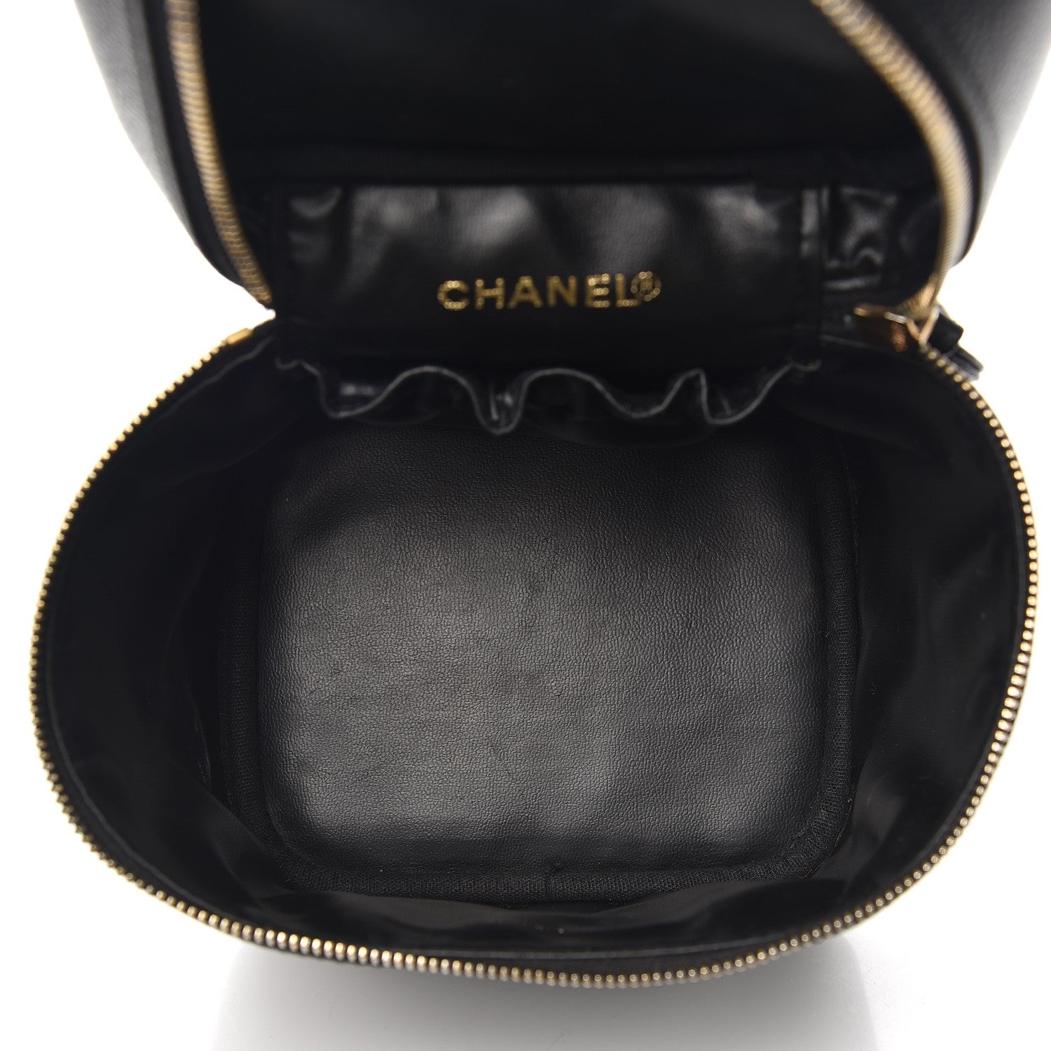 Chanel Caviar Cosmetic Vanity Bag Black 5 of 13
