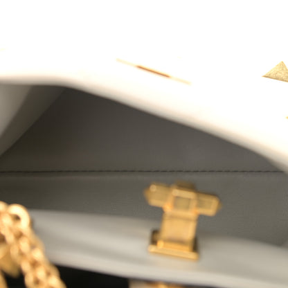 Valentino Garavani Nappa Small Roman Stud The Handle Bag Ivory 6 of 13