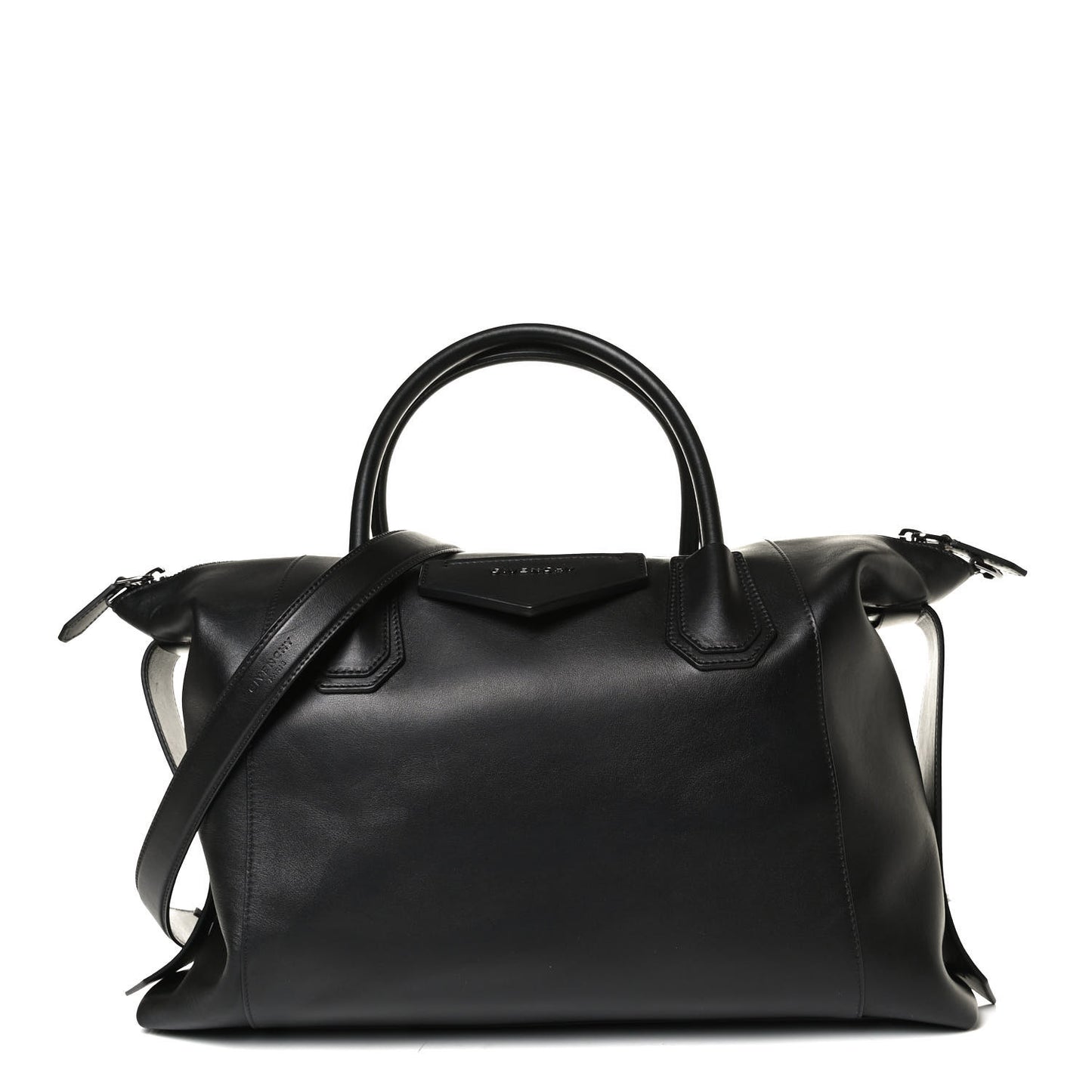 Smooth Calfskin Soft Antigona Black