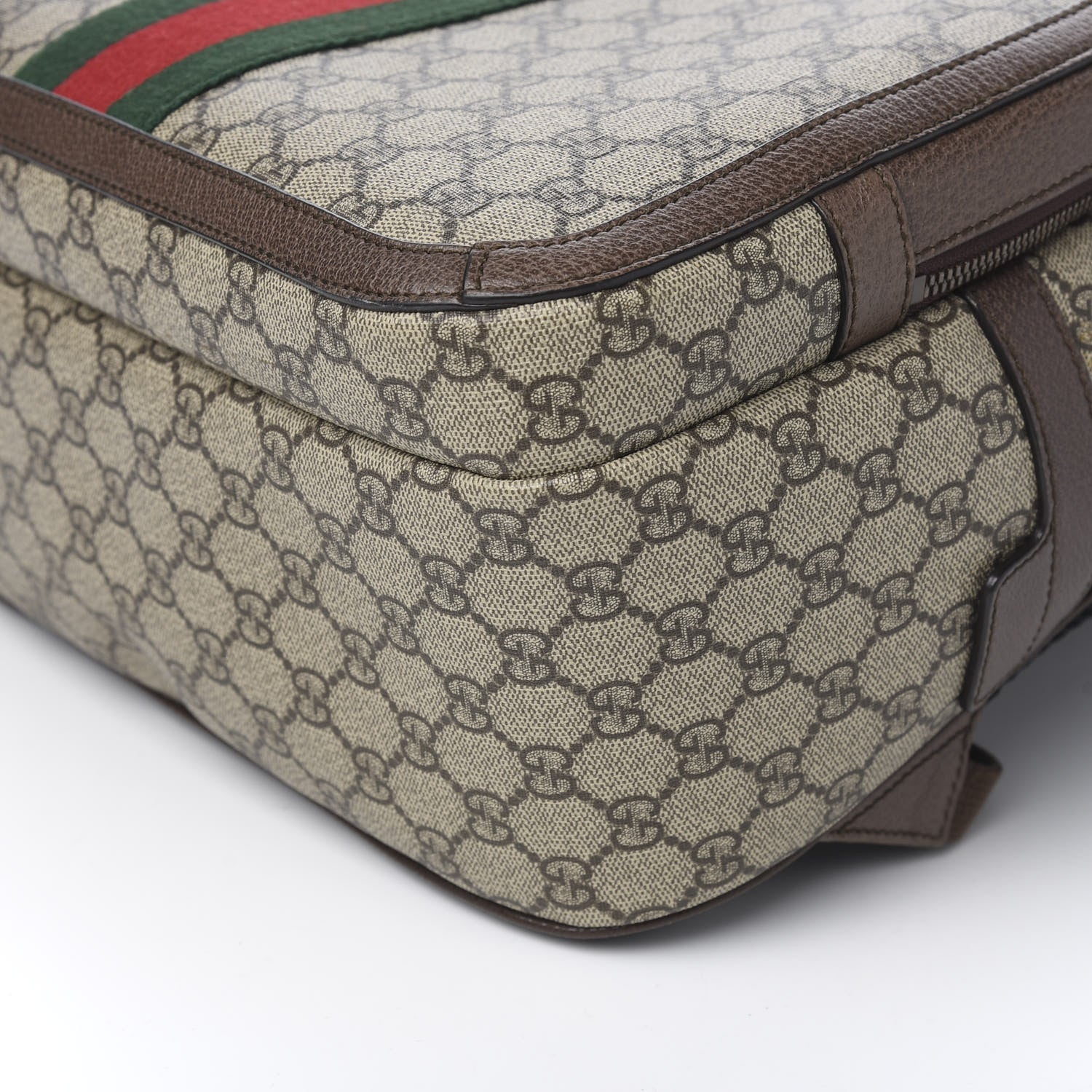 Gucci GG Supreme Monogram Medium Ophidia Day Backpack Brown 8 of 9