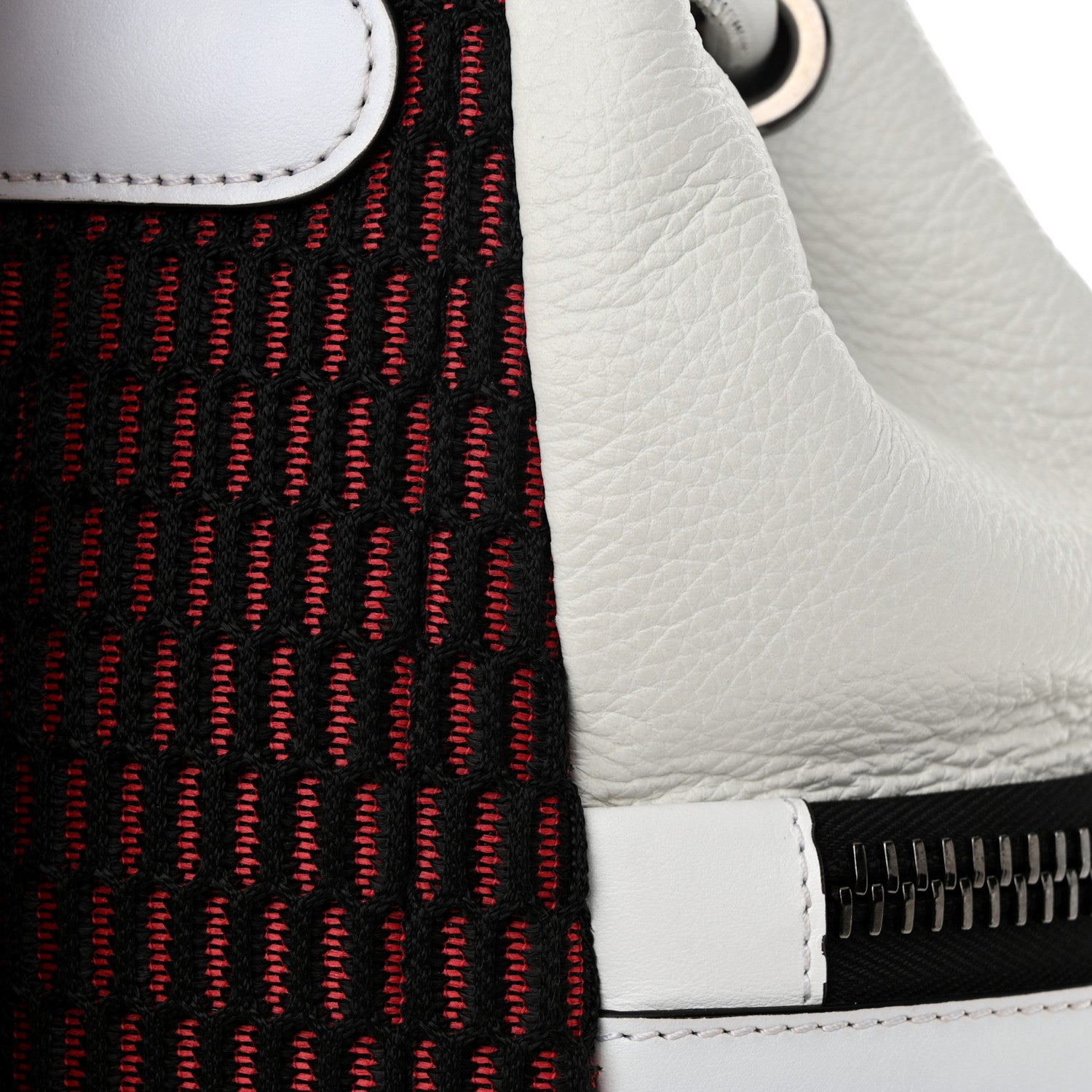 Christian Louboutin Calfskin Spiked Explorafunk Backpack White 17 of 21