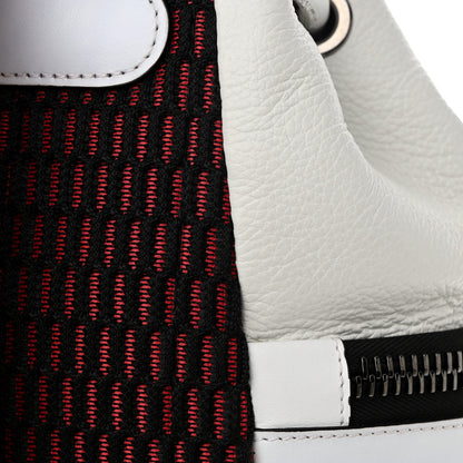 Christian Louboutin Calfskin Spiked Explorafunk Backpack White 17 of 21