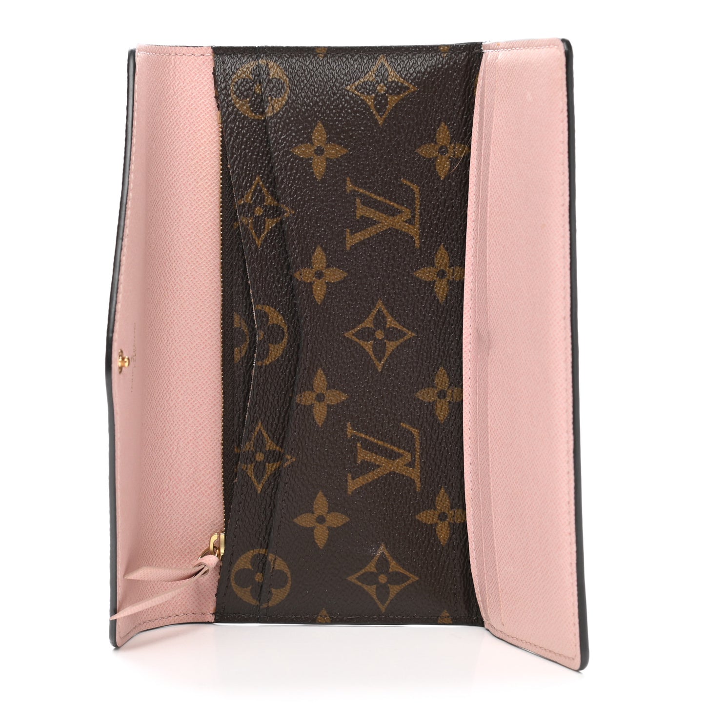 Monogram Josephine Wallet Rose Ballerine