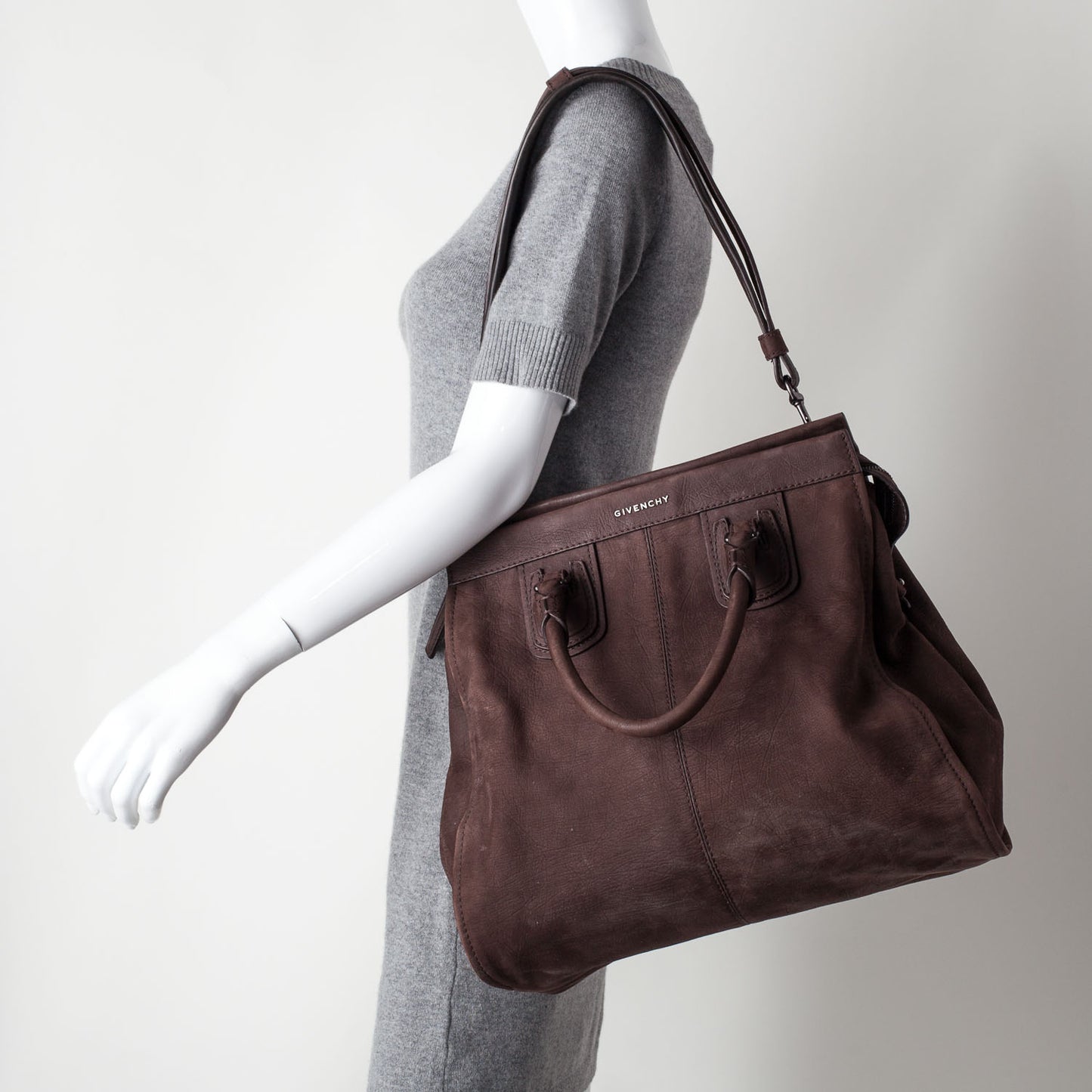 Leather Neo Bag Brown