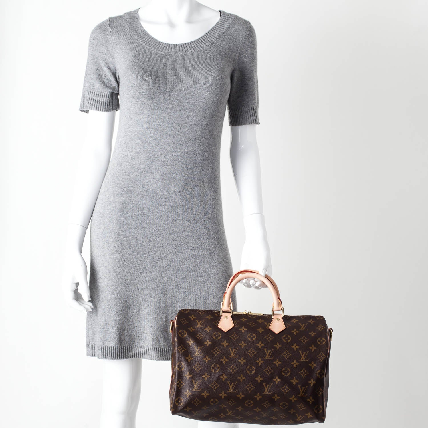 Louis Vuitton Monogram Speedy Bandouliere 35 2 of 9