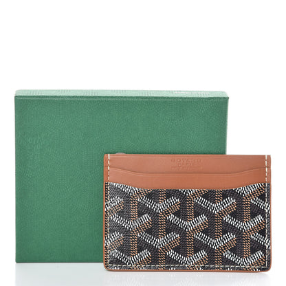 Goyard Goyardine Saint Sulpice Card Holder Black Gold 7 of 7