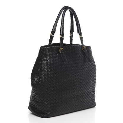 Bottega Veneta Nappa Intrecciato Medium Seamless Tote Black 3 of 14