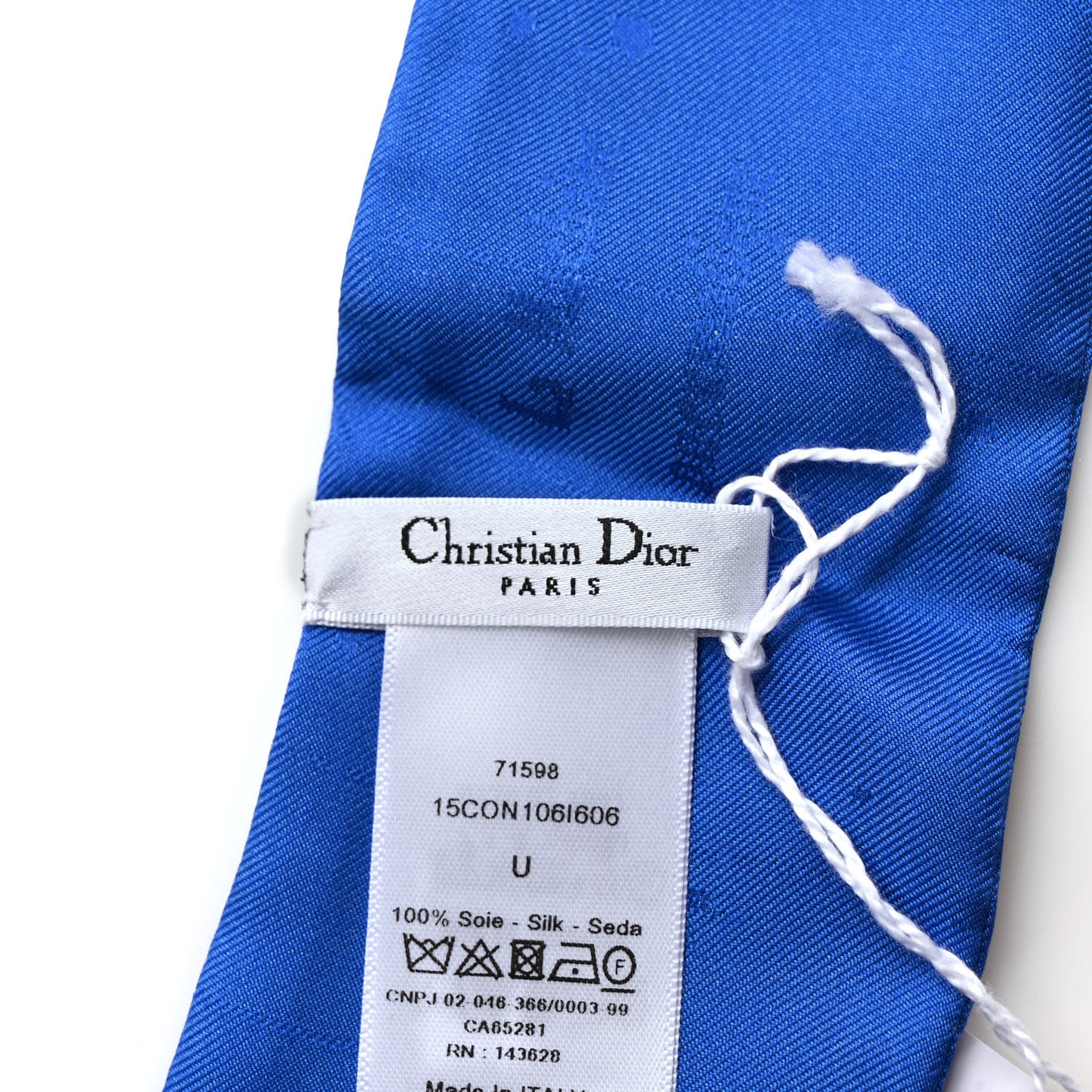 Silk Mitzah Scarf Blue