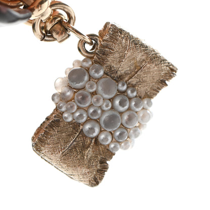 Chanel Pearl CC Charm Short Necklace Gold 6 of 9