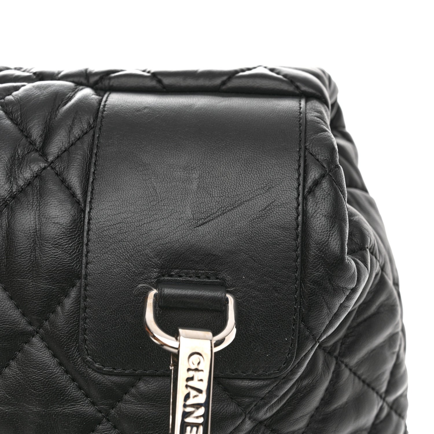 Chanel Lambskin Quilted Coco Cocoon Backpack Black 12 of 12