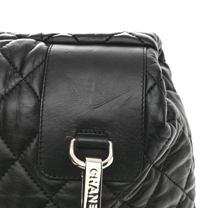 Chanel Lambskin Quilted Coco Cocoon Backpack Black 12 of 12