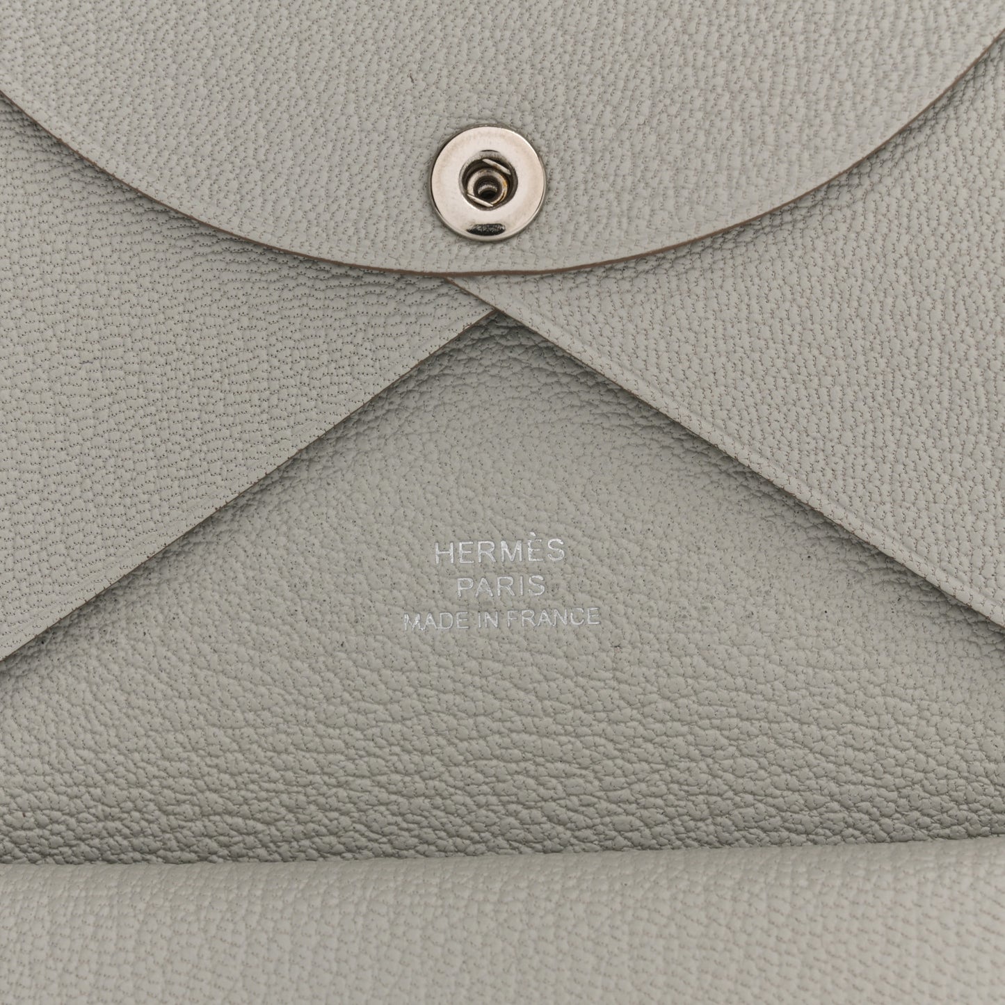 Chevre Mysore Calvi Duo Card Case Gris Perle