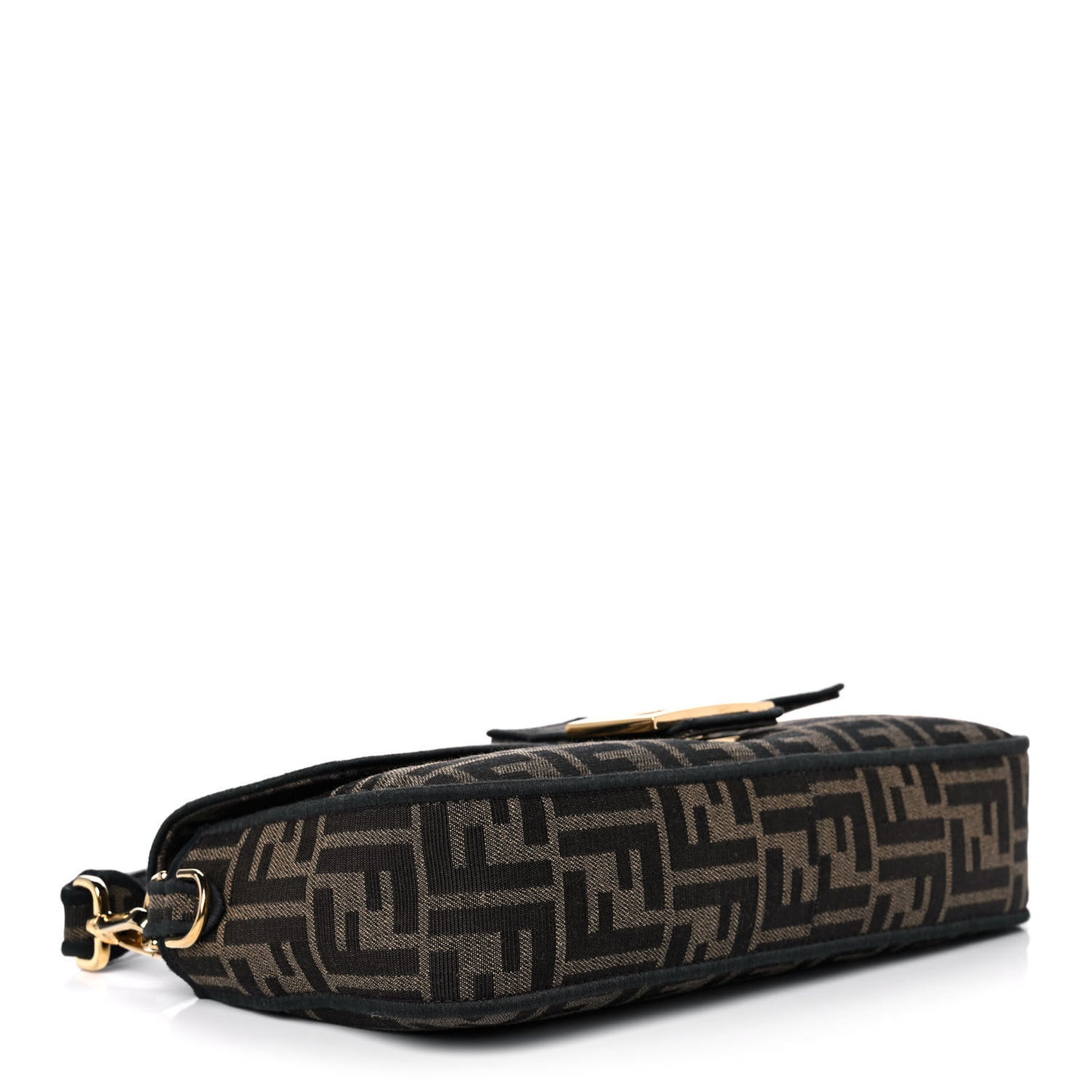 Fabric Jacquard FF 1974 Medium Baguette Tobacco Moro Black
