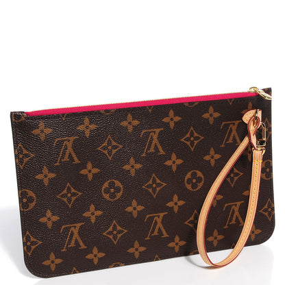 Louis Vuitton Monogram Neverfull MM GM Pochette Pivoine 3 of 8