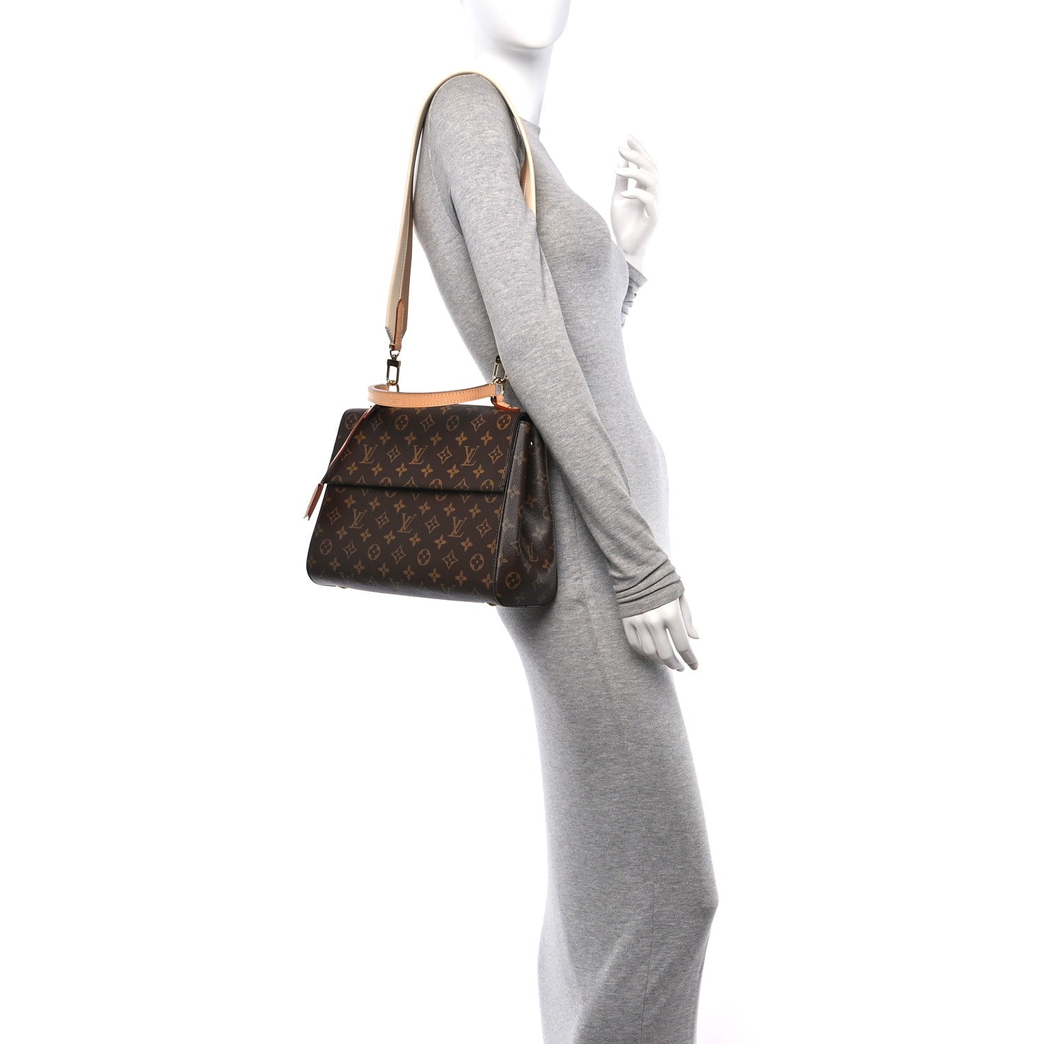 Louis Vuitton Monogram Cluny MM Papyrus Creme 2 of 9