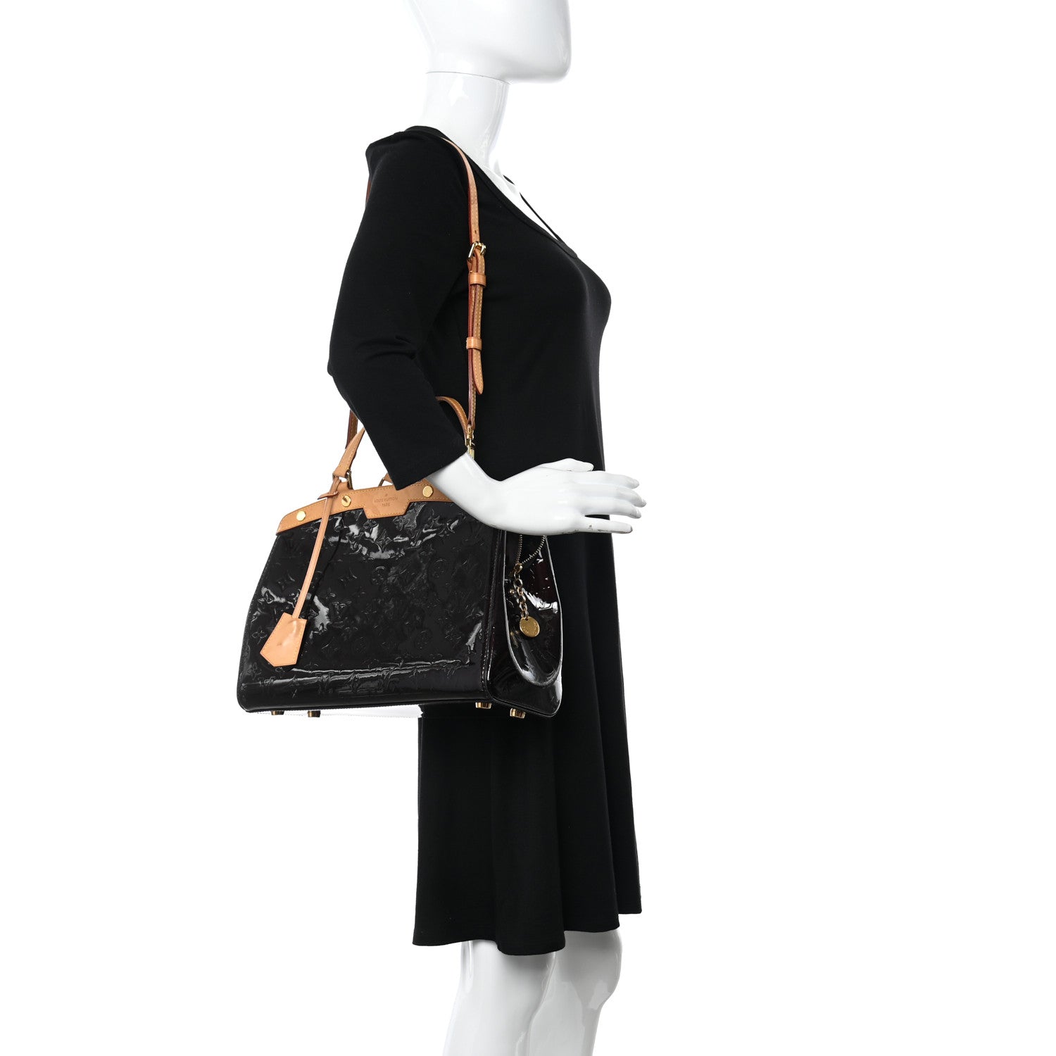 Louis Vuitton Vernis Brea MM Amarante 2 of 12