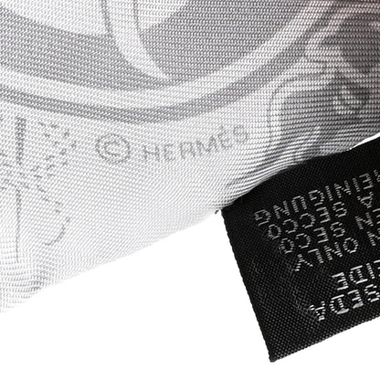 Hermes Silk Ex-Libris Les Parisie Twilly Gris Perle Jaune Soufre 3 of 5