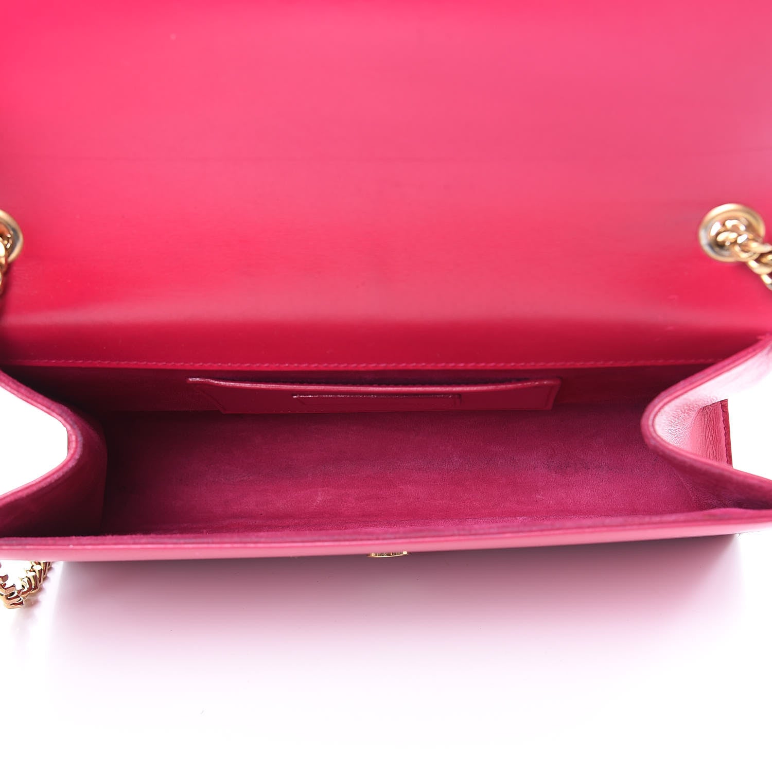 Saint Laurent Smooth Calfskin Medium Classic Monogram Kate Tassel Satchel Fuchsia 5 of 18