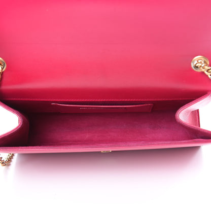 Saint Laurent Smooth Calfskin Medium Classic Monogram Kate Tassel Satchel Fuchsia 5 of 18