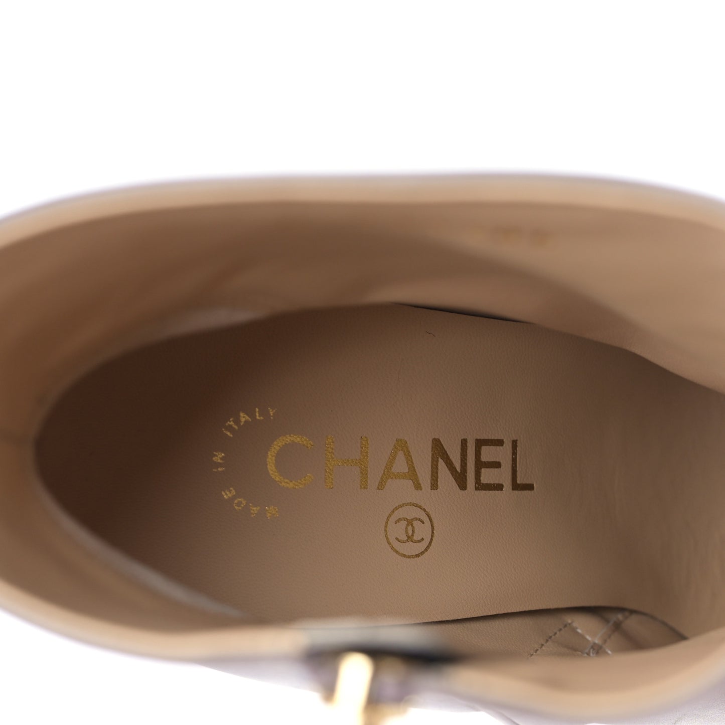 Calfskin Cap Toe CC Short Boots 40.5 Grey Black