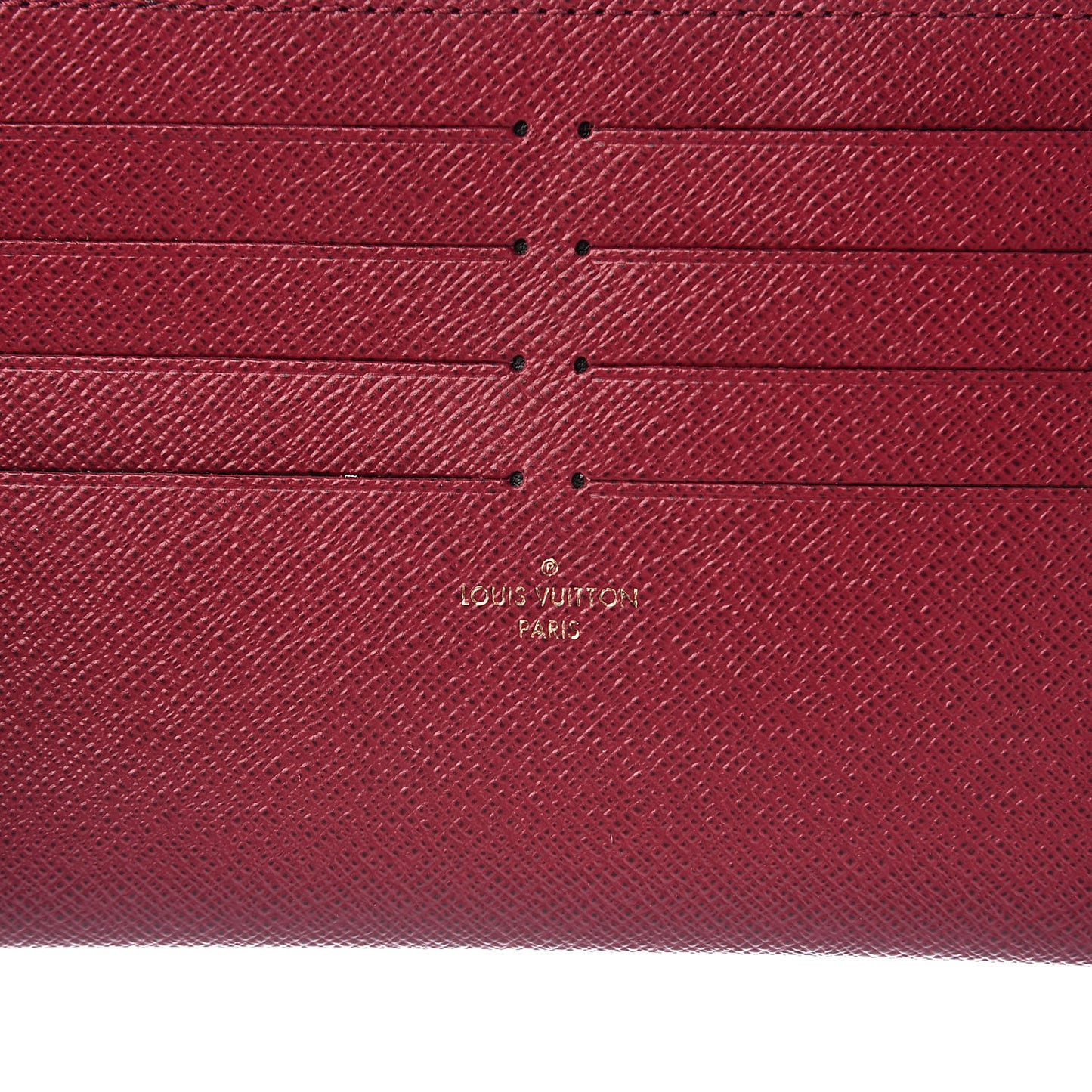 Calfskin Felicie Card Holder Insert Fuchsia