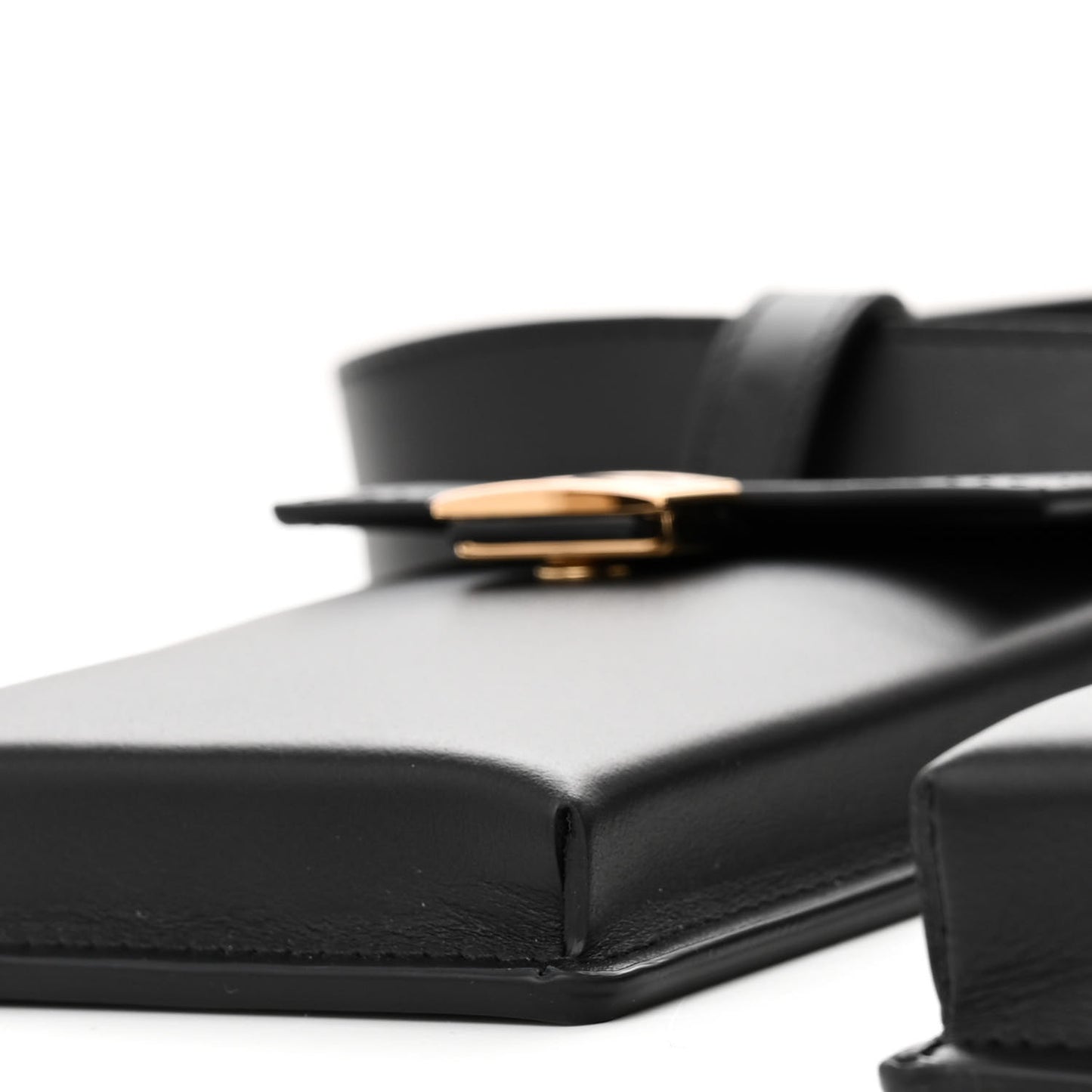 Calfskin Multi Pocket Belt Black