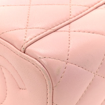 Chanel Lambskin Quilted Mini Sweet Camellia Vanity Case With Chain Pink 11 of 14