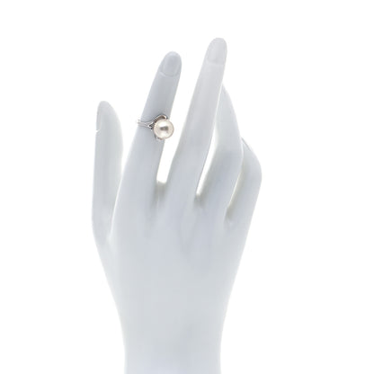Mikimoto 14K White Gold Akoya Pearl 9.5mm Ring 48 4.5 2 of 5
