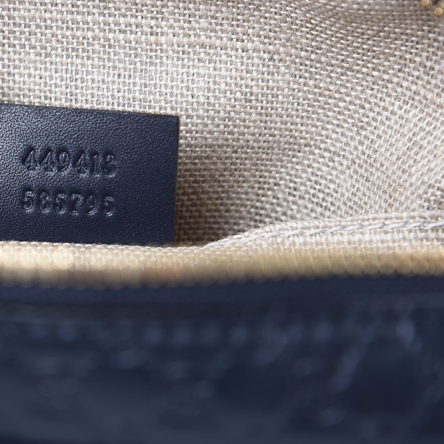 Soft Microguccissima Mini Bree Messenger Bag Blue