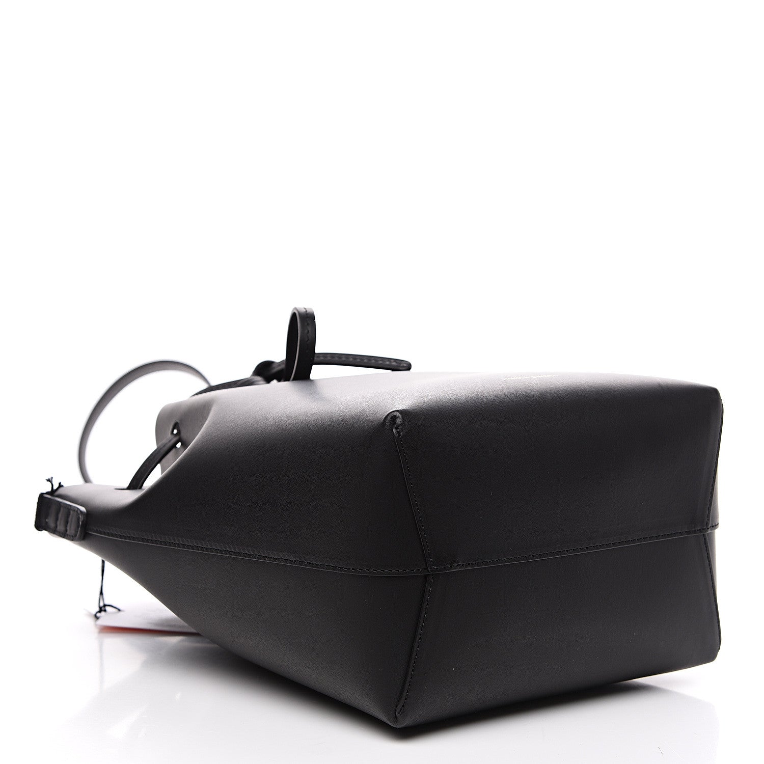 Mansur Gavriel Vegetable Tanned Calfskin Mini Bucket Bag Black Ballerina 3 of 7