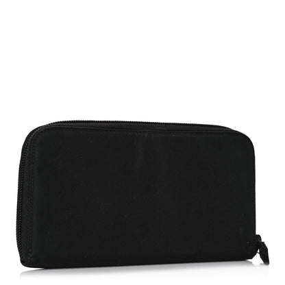 Prada Tessuto Nylon Zip Around Wallet Black 3 of 12