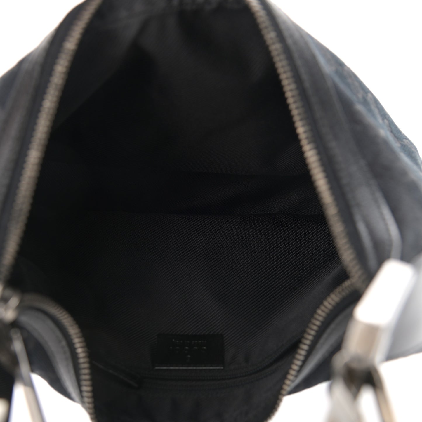 Monogram GG Small Clasp Hobo Black