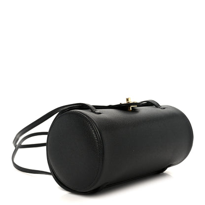 Chanel Shiny Caviar Preppy Coco Small Bowling Bag Black 4 of 12