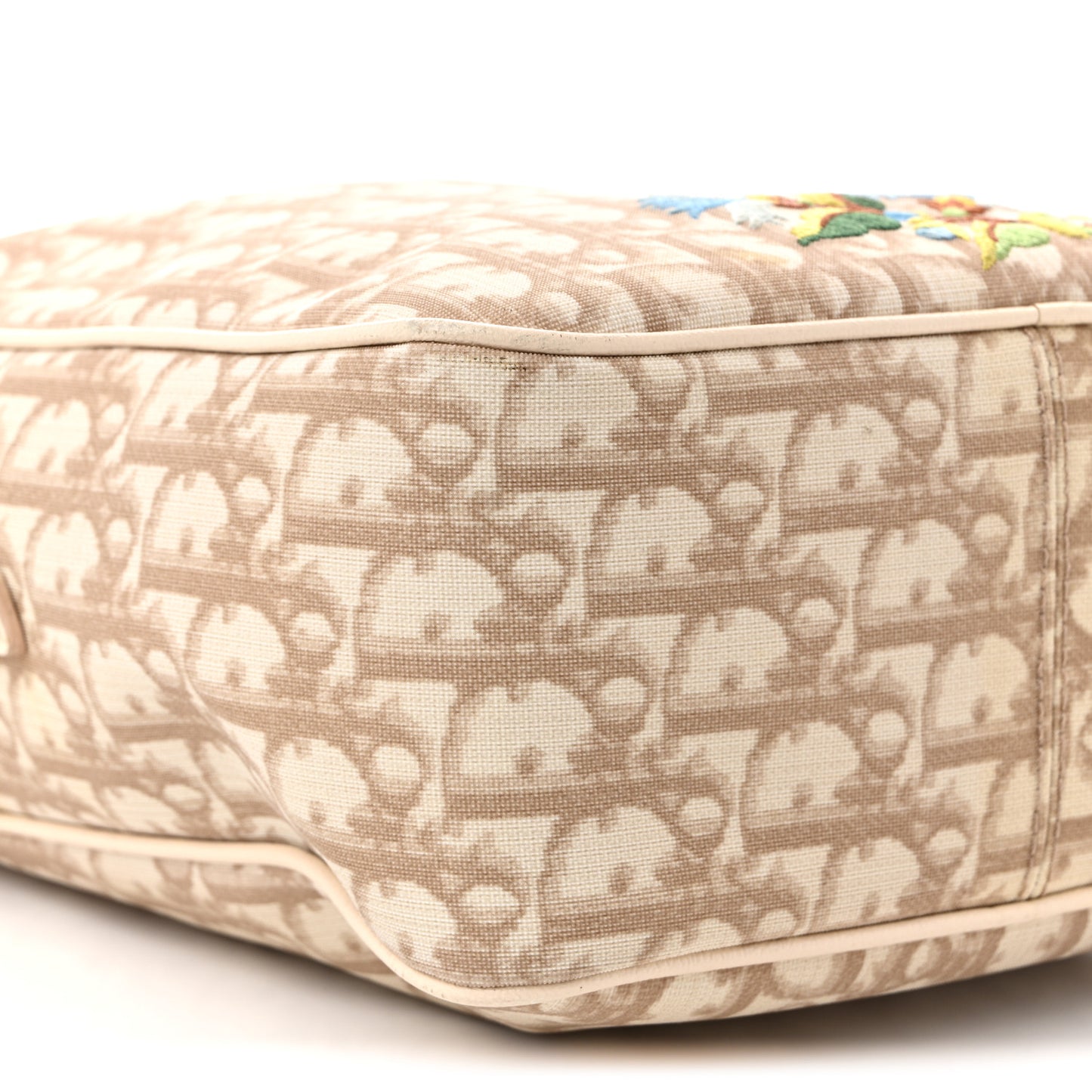 Monogram Vintage Flowers Messenger Bag Beige