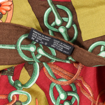 Hermes Cashmere Silk Cliquetis Muffler 3 of 4