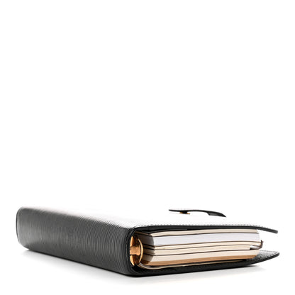 Louis Vuitton Epi Medium Ring Agenda Cover Black 4 of 7