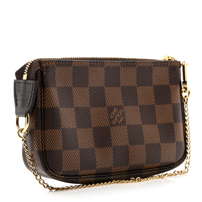 Louis Vuitton Damier Ebene Mini Pochette Accessories 3 of 7