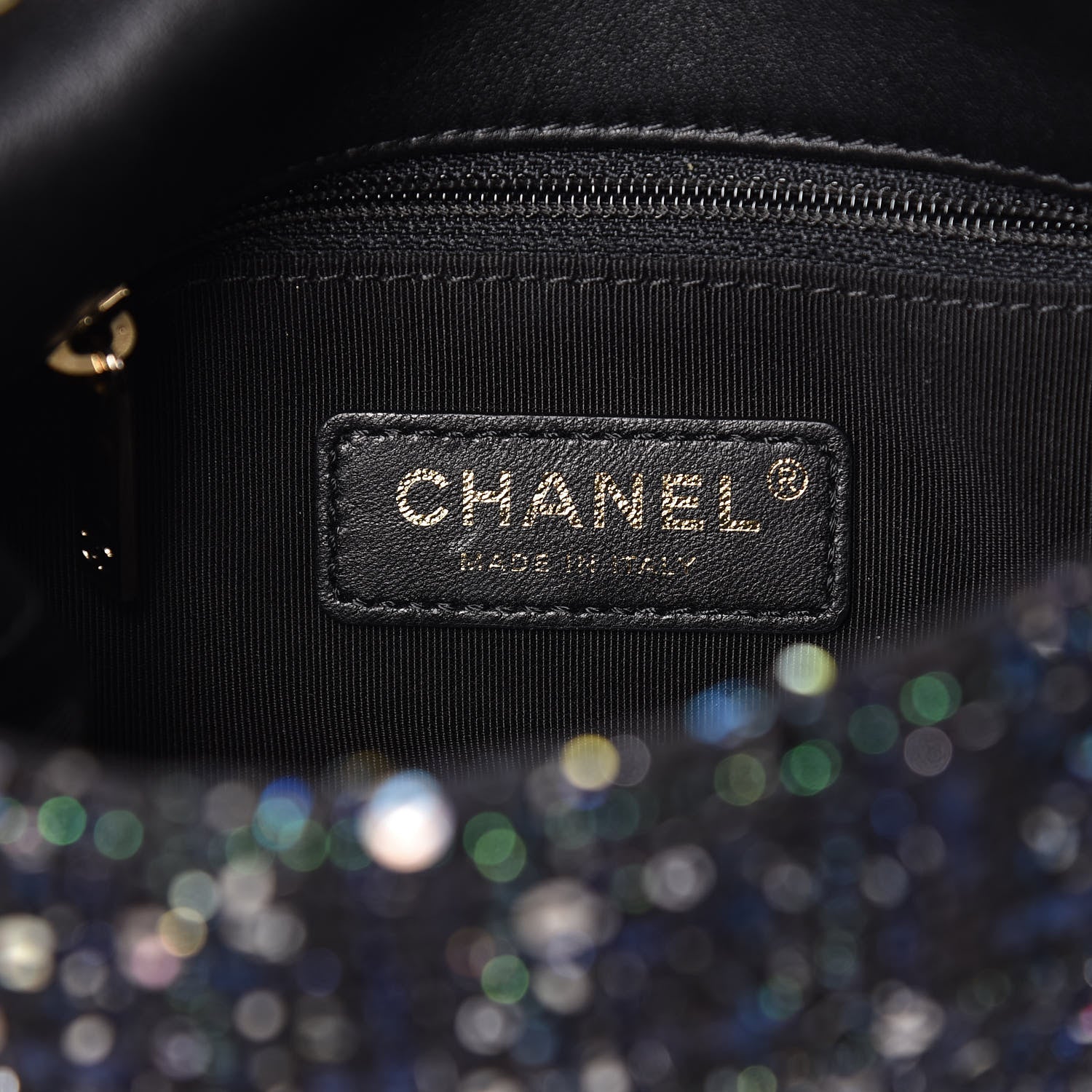 Chanel Tweed Mini Pearl Handle Flap Black Ecru 7 of 11