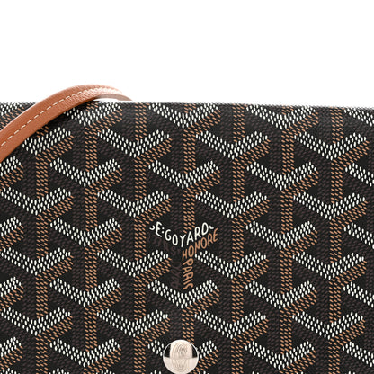 Goyard Goyardine Plumet Wallet Clutch Black Gold 7 of 10