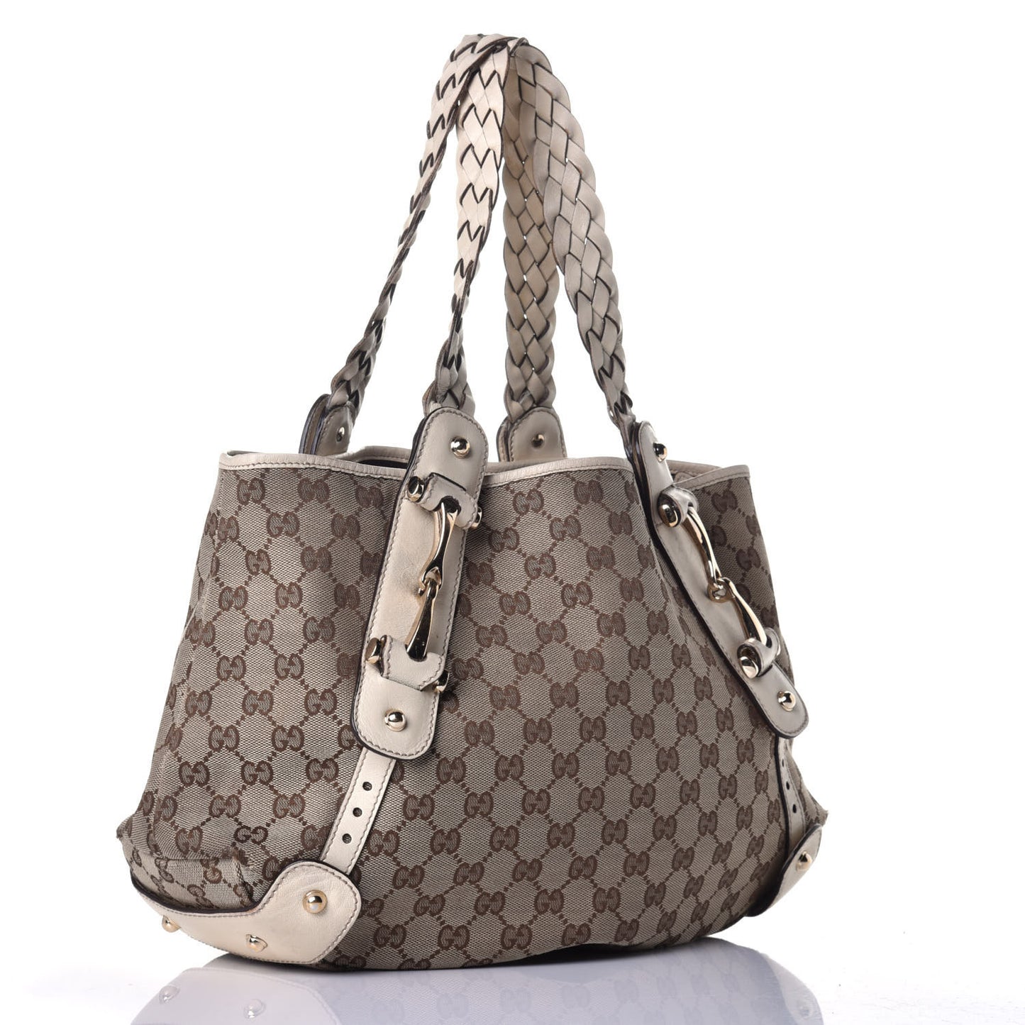 Monogram Small Pelham Shoulder Bag Off White