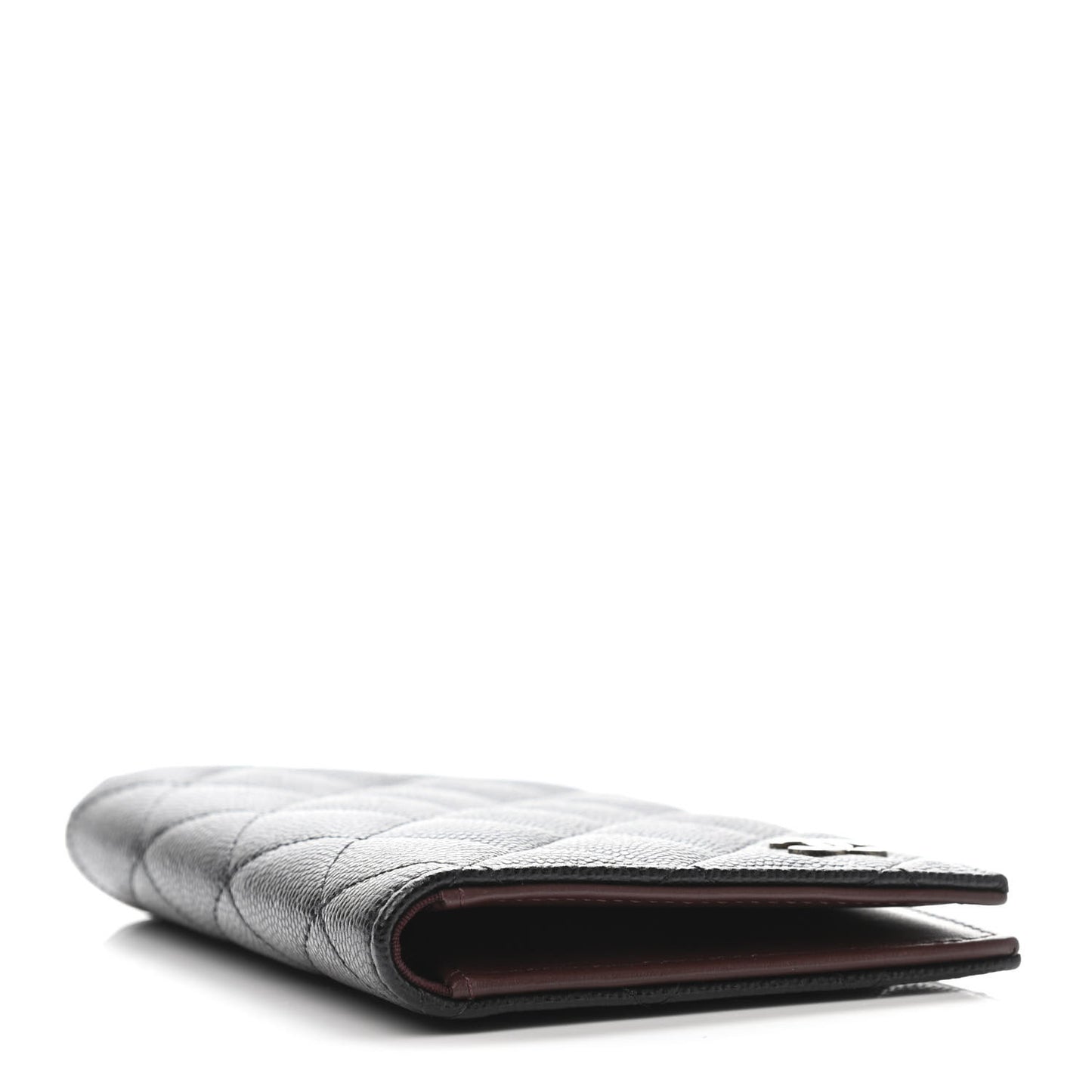 Caviar Quilted Passport Holder Black