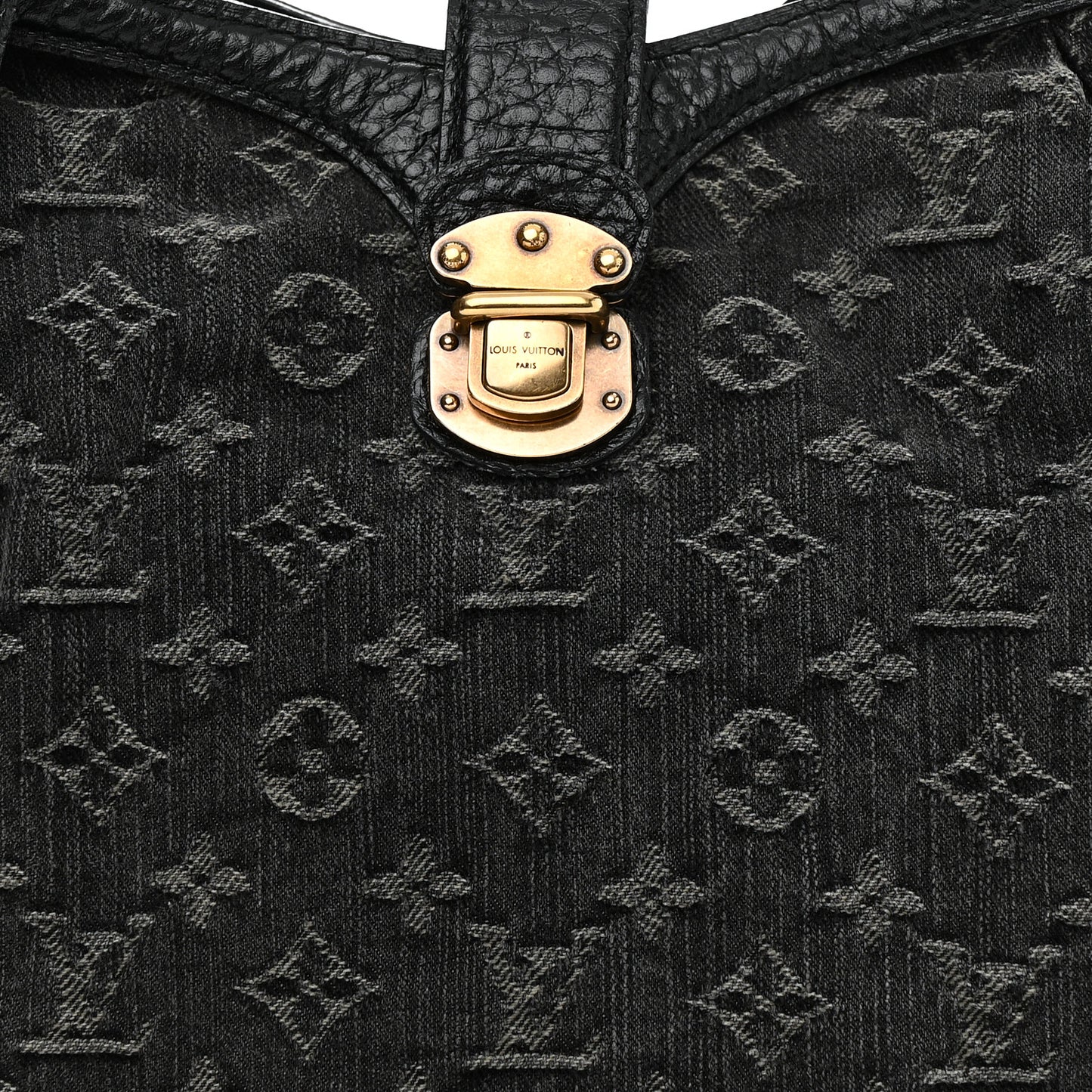 LOUIS VUITTON Denim Mahina XS Black