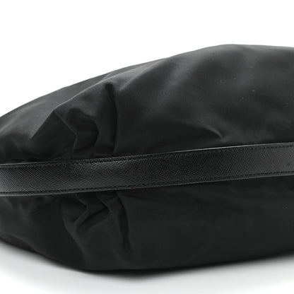Prada Tessuto Nylon Saffiano Sacca Shoulder Bag Black 9 of 10