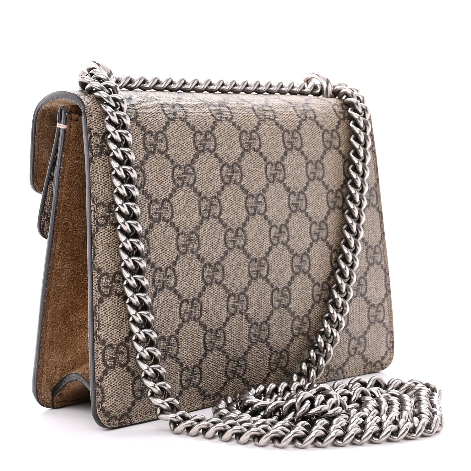 Gucci GG Supreme Monogram Mini Dionysus Shoulder Bag Taupe 3 of 13